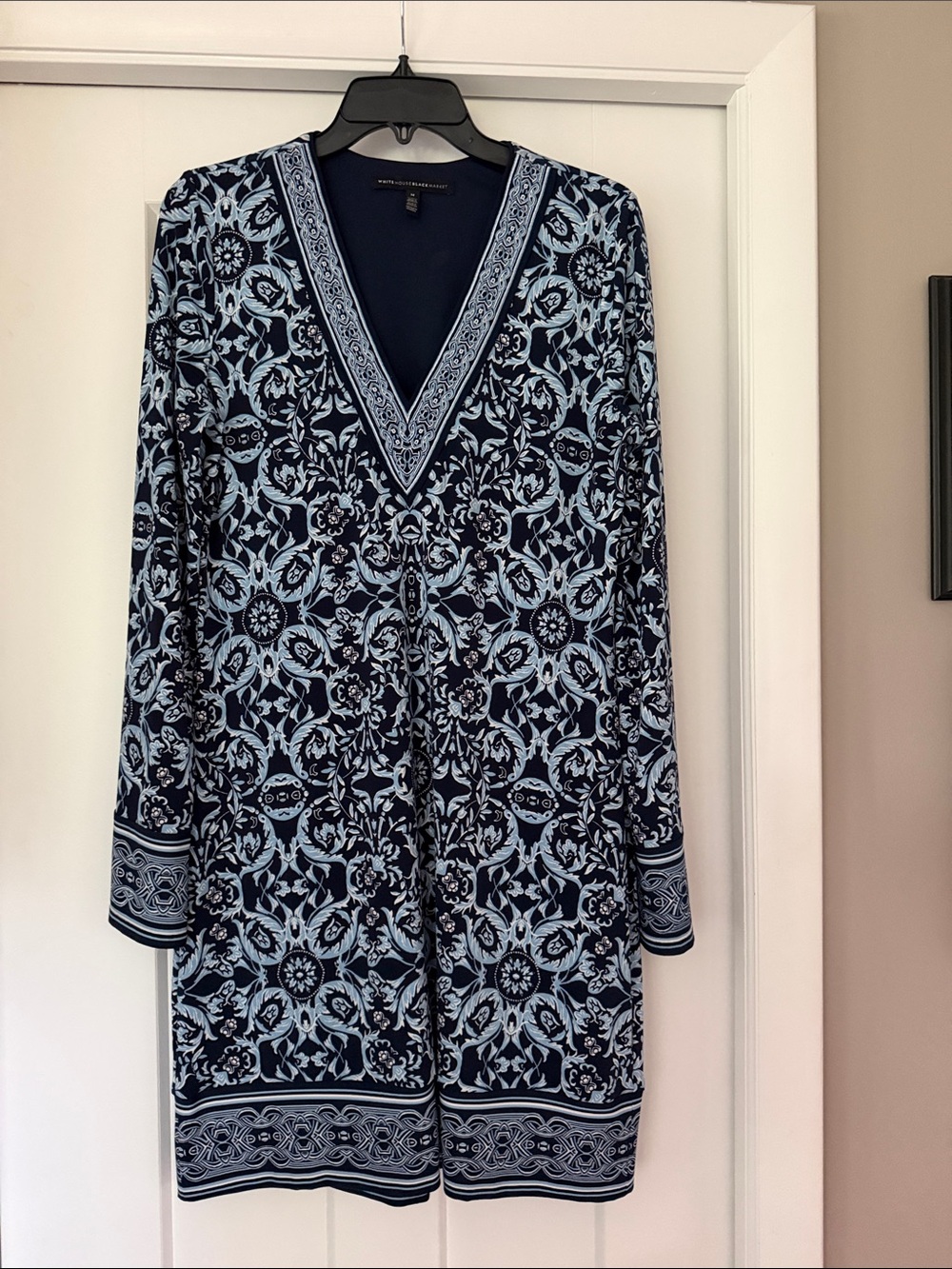 White House Black Market Navy Blue Women’s Dress
